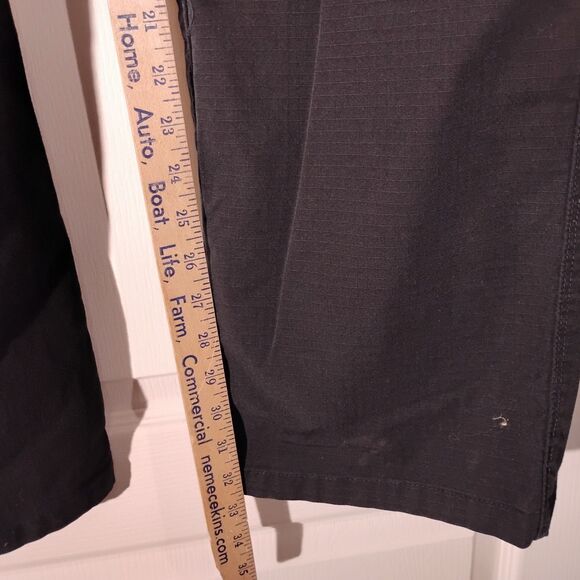 5.11 tactical cargo pants womens 14 long black ripstop straight leg relaxed fit - Picture 5 of 8